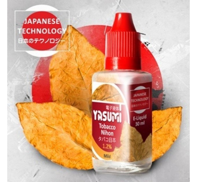 Жидкость Yasumi City Tobacco Nihon (Табак Нихон) 30 ml, никотина 3 мг