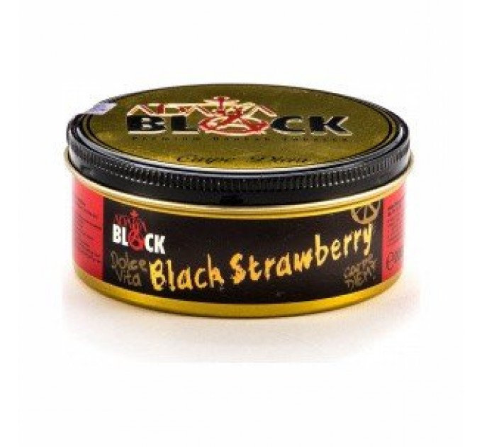 Табак Adalya Black - Black Strawberry (Черная Клубника) 200 грамм