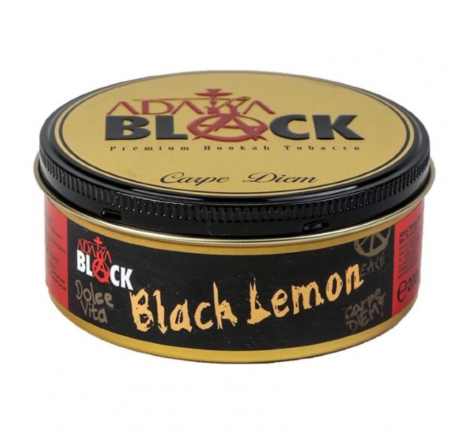Табак Adalya Black - Black Lemon (Черный Лимон) 200 грамм
