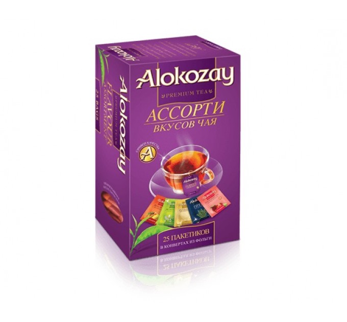Чай ароматизированный пакетированный Alokozay в ассортименте 25 x 2 г