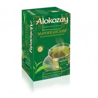 Чай зеленый марокканский с мятой пакетированный Alokozay 25 x 2 г