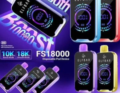 Elf Bar FS18000: 18 000 затяжок в одному POD-і - спробуй сам!