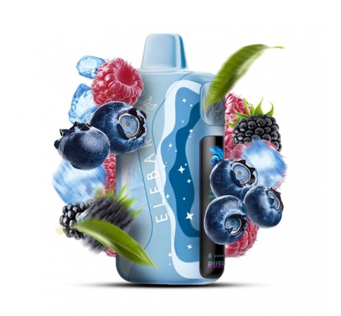 Одноразовая Pod-система Elf Bar Lush King Pro 40000 Blue Razz Ice