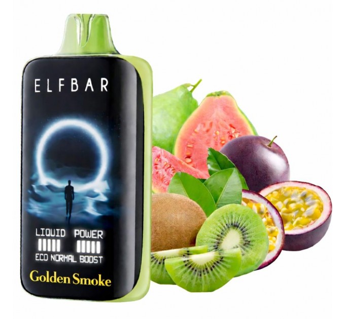 Одноразовая Pod система Elf Bar Moonnight 40000 Kiwi Passion Fruit Guava (Киви Маракуйя Гуава) 