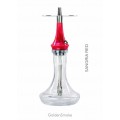 Кальян Totem Monolit Micra Sangria Red – компактный мини-кальян с красным декором