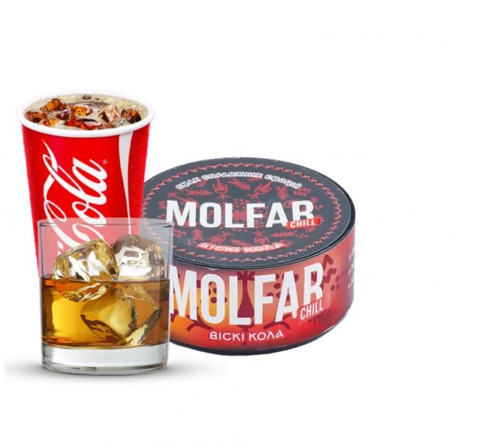 Тютюн Molfar Chill Line Віскі Кола 100 грам