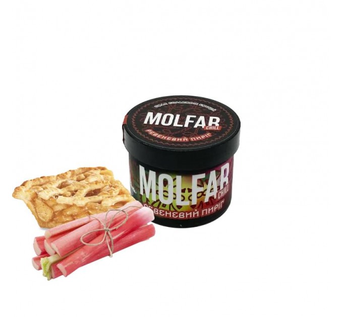 Тютюн Molfar Chill Line Ревневий Пиріг 40 грам