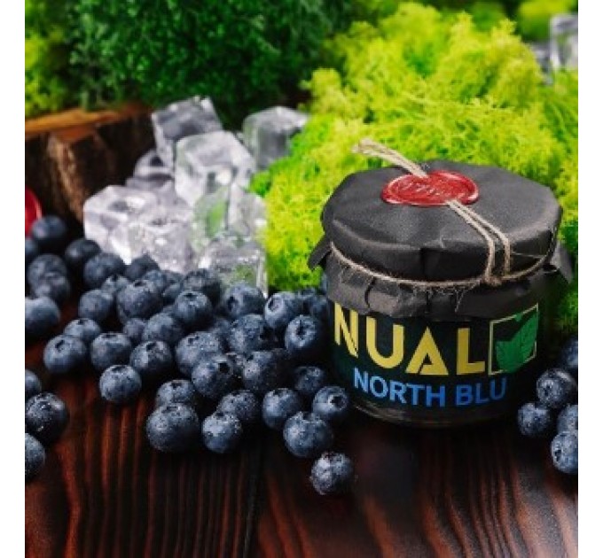 Тютюн Nual North Blu (Чорниця з Льодом) 100 грам