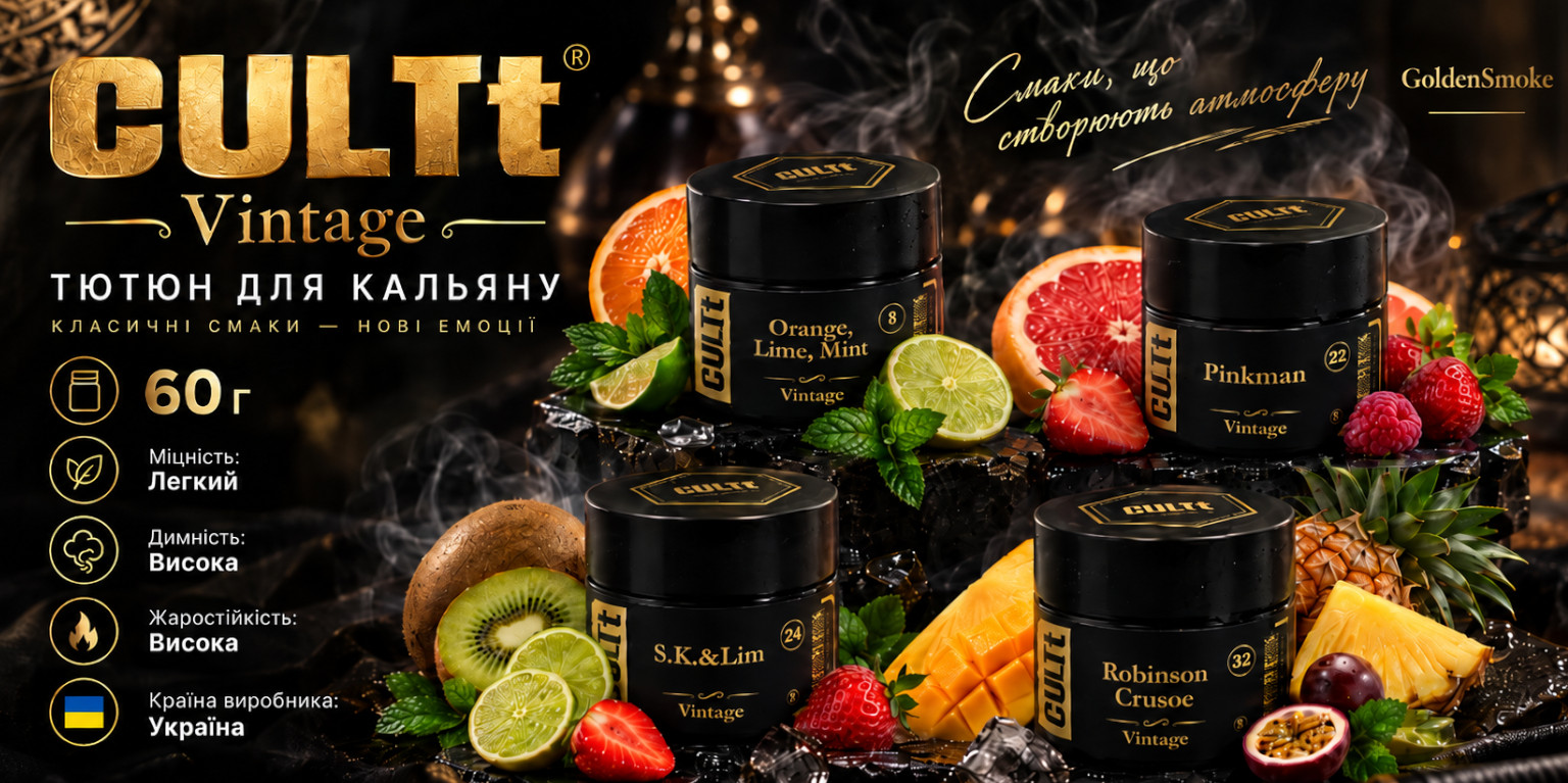Табак CULTt Vintage 60 грамм