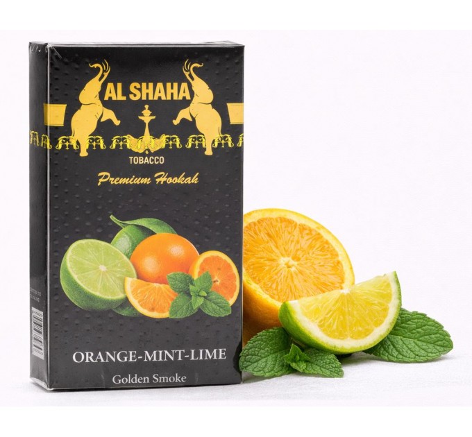 Табак Al Shaha Orange Mint Lime (Мятный Апельсин и Лайм) 50 грамм