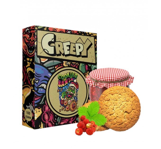 Тютюн Creepy Cookies for Santa (Печиво з суничним джемом) 100 грам