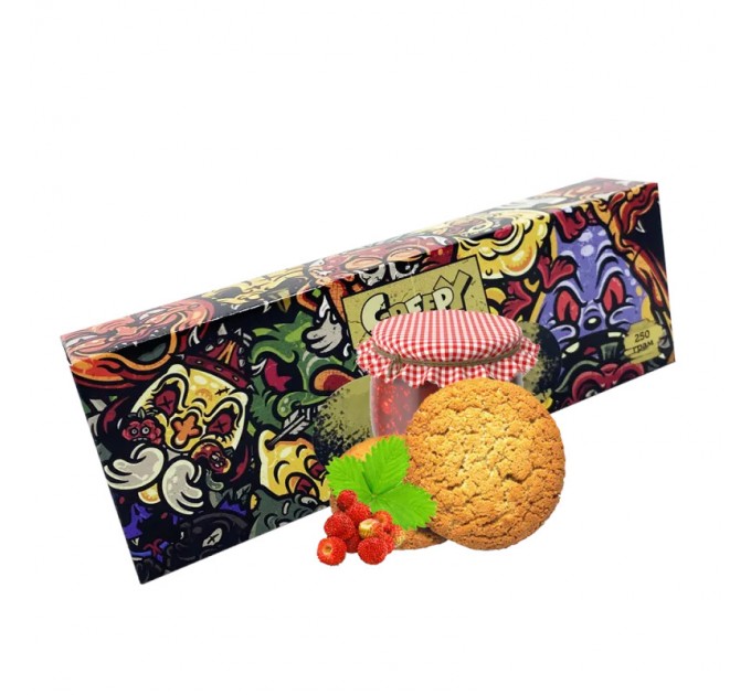 Тютюн Creepy Cookies for Santa (Печиво з суничним джемом) 250 грам