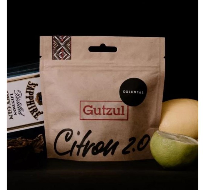 Тютюн Gutzul Oriental Citron 2.0 (Лимон, лайм, джин) 100 грамм