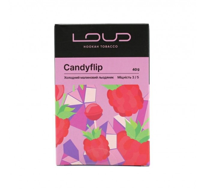 Табак Loud Candyflip (Малиновый леденец) 40 грамм