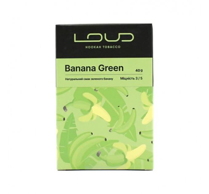 Табак Loud Bananagreen (Зеленый банан) 40 грамм