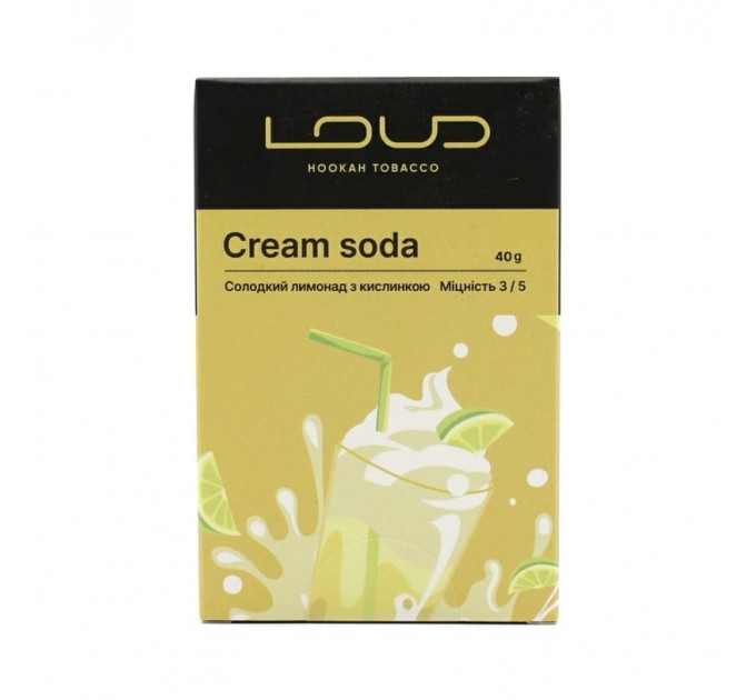 Табак Loud Creamsoda (Лимонад с кислинкой) 40 грамм