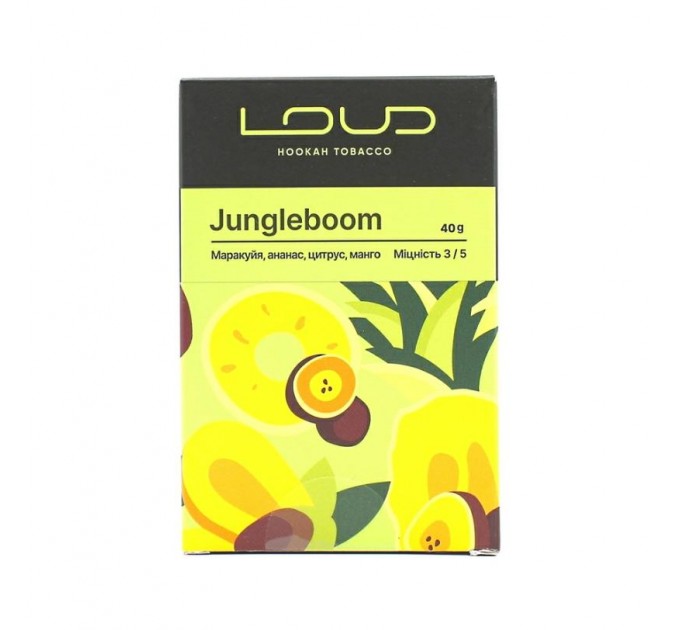 Табак Loud Jungleboom (Маракуйя, ананас, цитрус, манго) 40 грамм