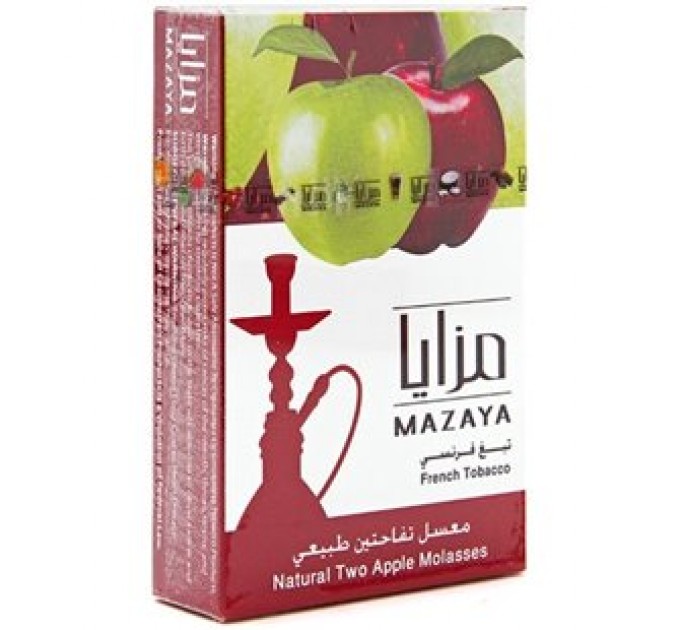 Табак Mazaya Two Apple (Два яблока) 50 грамм