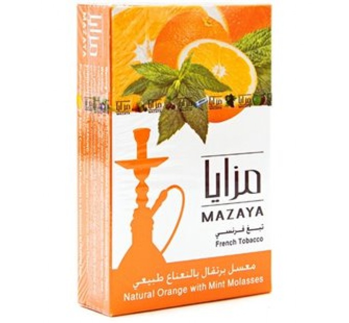 Табак Mazaya Orange With Mint (Апельсин с мятой) 50 грамм