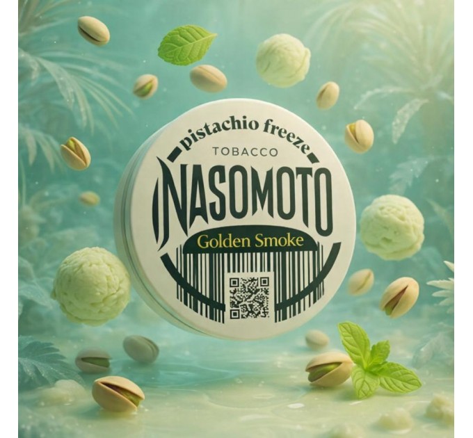 Тютюн Nasomoto Pistachio Freeze (Фісташки, Вершки) 100 грам