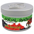 Табак Social Smoke WILD BERRY CHILL ( Дикие Ягоды) 100 грамм