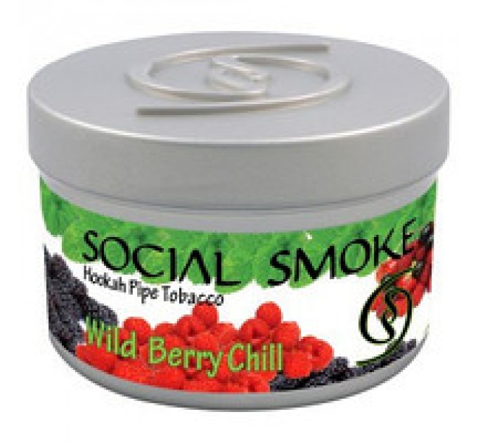 Табак Social Smoke WILD BERRY CHILL ( Дикие Ягоды) 100 грамм