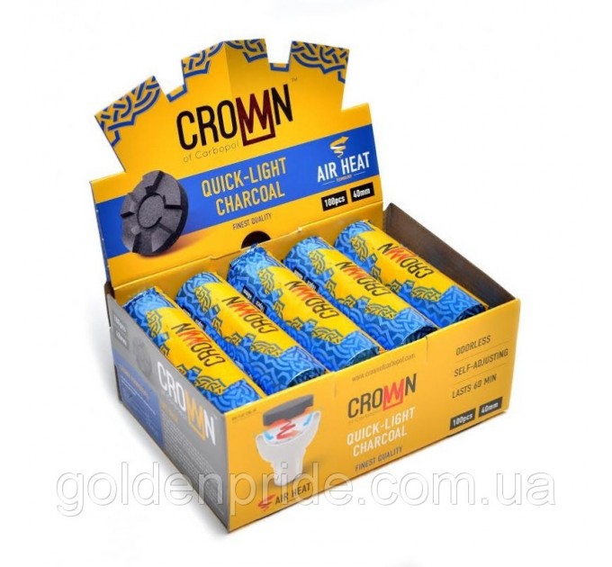 Легкозаймисте деревне вугілля "Carbopol Crown" (40mm)